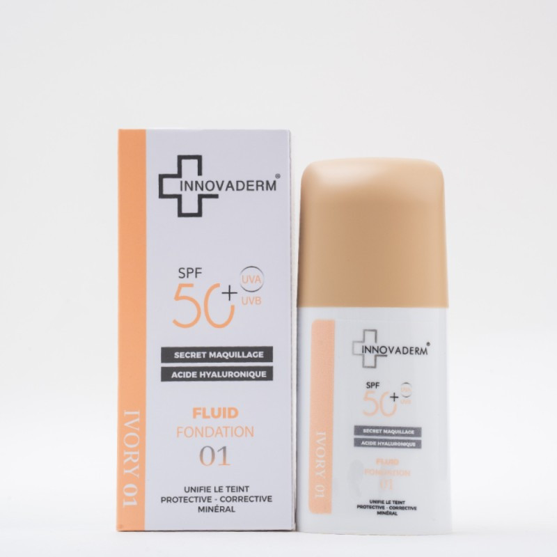 maman femme innovaderm N1 fondation SPF50+ ecran contre soleil eclat baby mam