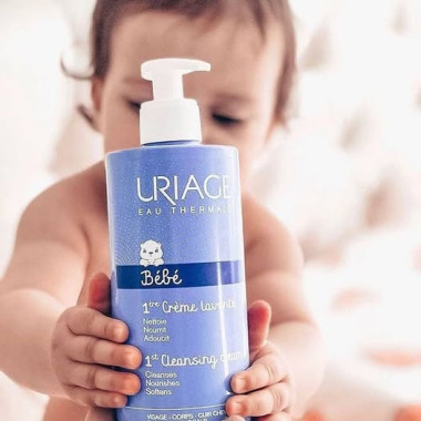 Uriage Bébé Crème Lavante 500ml | Douceur Extrême | Babymam