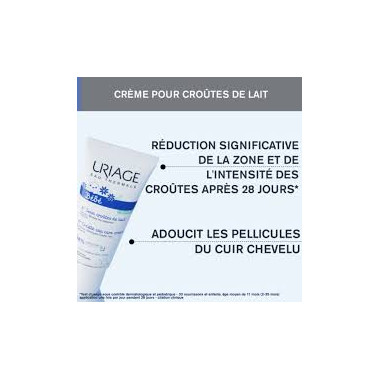 Uriage Bébé Soin Croûtes de Lait 40ml | Élimine & Apaise | Babymam