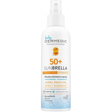 bebe maman dermedic sunbellan ecran beeb spray 150ML contre soleil visage corps  SPF50+ baby mam