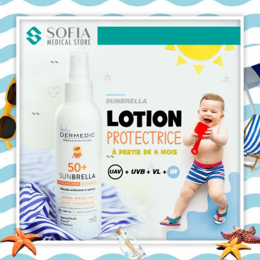 Dermedic Sunbrella Bébé Spray | Protection Totale | Babymam