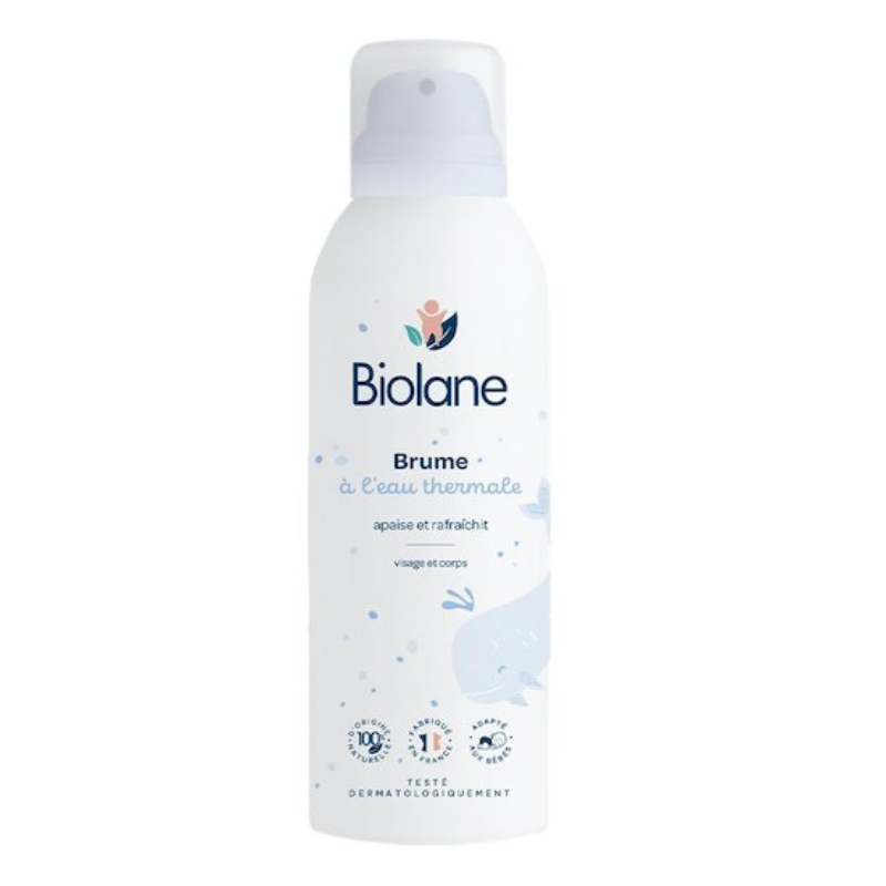 bebe maman biolane eau thermal 150ML irritation fraicheur rougeurs apaisant baby mam