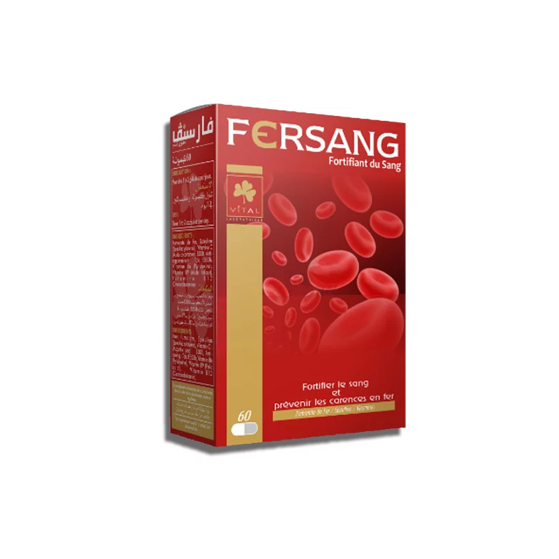 maman femme vital fersang bt/60 fer compliment alimentaire chut cheveu baby mam