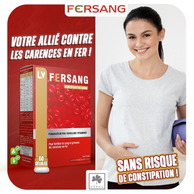 Vital Fersang 60 Gélules | Énergie & Vitalité | Babymam