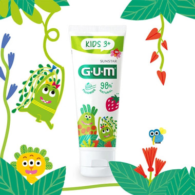 GUM Dentifrice Kids Lot de 2 | Dents de Lait | Babymam