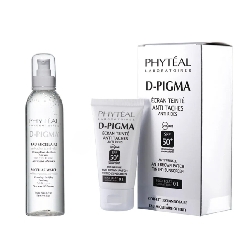 maman femme Dpigma ecran+eau micellaire teinte beige eclat coffret gratuit baby mam