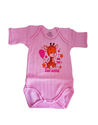 bebe maman body demi manche pour fille en rose jaune et vert bebe sous vetement baby mam
