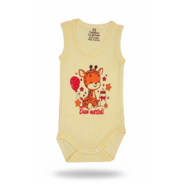 Lot de 3 Bodies Bébé Garçon | Sans-Manche | Babymam