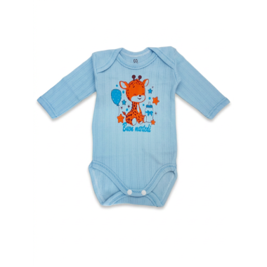 bebe maman body manches longues pour garcon bleu jaune et vert sous vetmenet baby mam