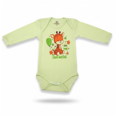Lot de 3 Bodies Bébé Garçon | Manche Longue | Babymam