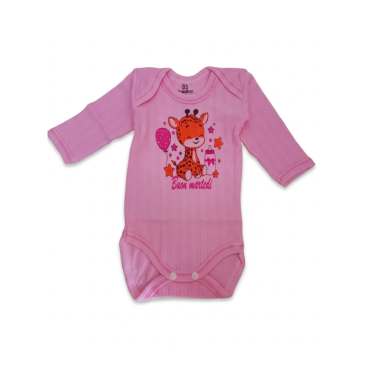 bebe maman body manches longues pour fille rose jaune et vert sous vetmenet baby mam