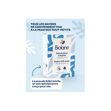 Biolane Savon Doux Surgras 150g | Soin Lavant | Babymam