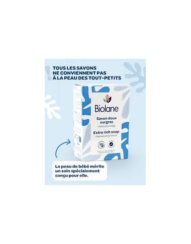 Biolane Savon Doux Surgras 150g | Soin Lavant | Babymam