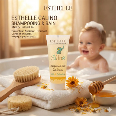 Esthelle Calino Shampoing et Bain 250ml | Douceur | Babymam