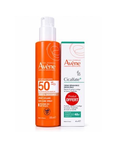 maman femme ecran spray SPF50+ contre soleil cicalfate creme repartrice gratuite offert