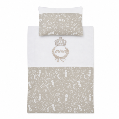 bebe maman drap oreiller gris prince baby mam