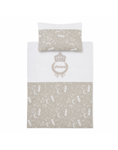 bebe maman drap oreiller gris prince baby mam