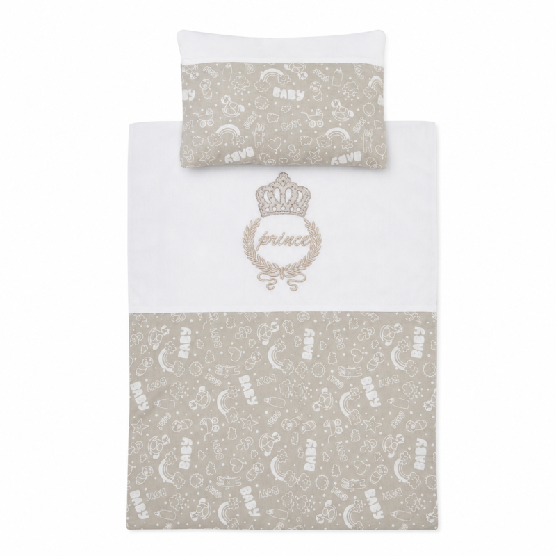 bebe maman drap oreiller gris prince baby mam