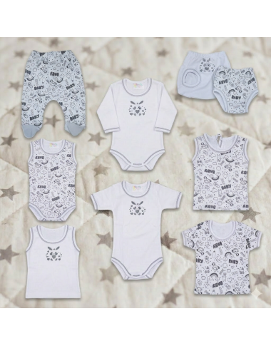 baby mam pack sous vetements gris baby mam