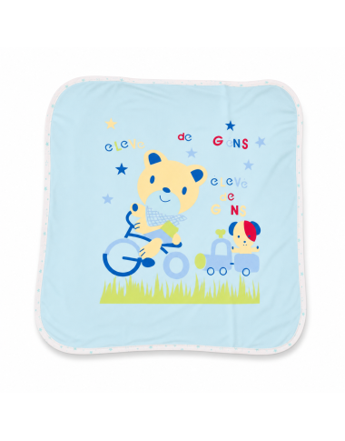 bebe maman tapis change couche hygiene bleu baby mam