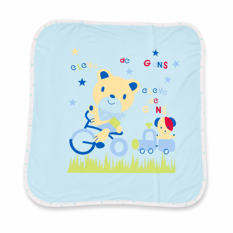 bebe maman tapis change couche hygiene bleu baby mam