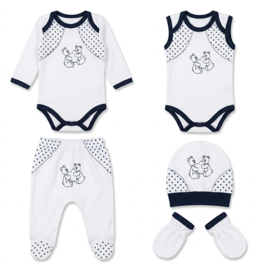 Sortie Clinique Bébé Bleu - Confort & Douceur | Babymam