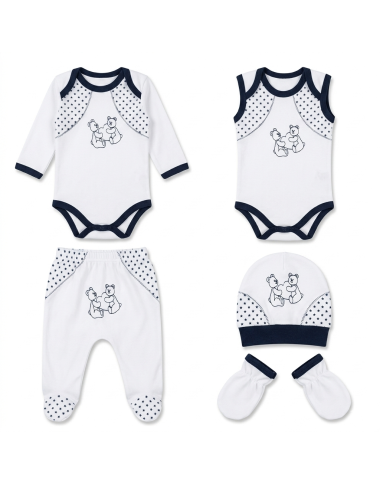 Sortie Clinique Bébé Bleu - Confort & Douceur | Babymam