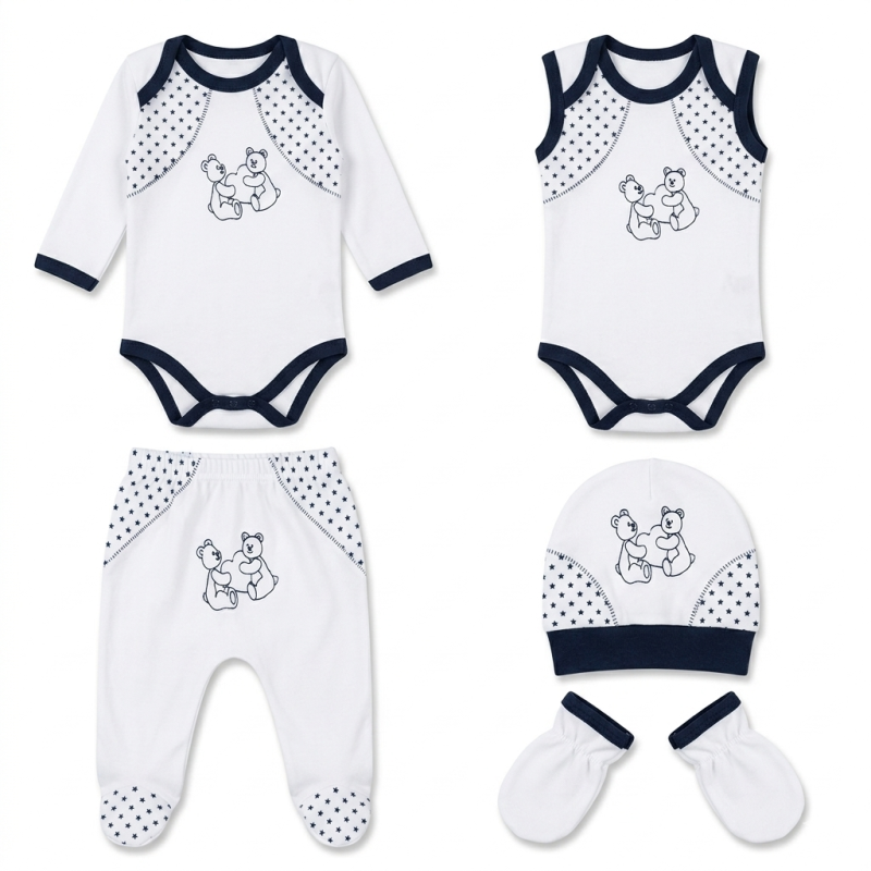 Sortie Clinique Bébé Bleu - Confort & Douceur | Babymam