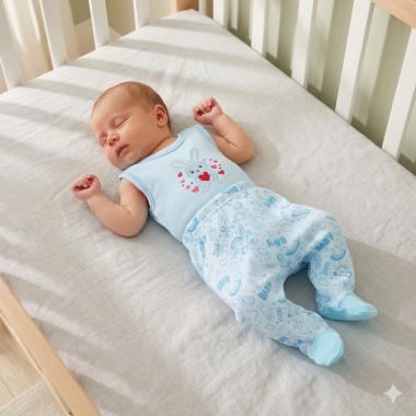 Pack Sous-Vêtements Bleu Ciel Bébé | Confort | Babymam