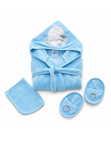 Ensemble de Bain Bébé Bleu | Chic & Doux | Babymam