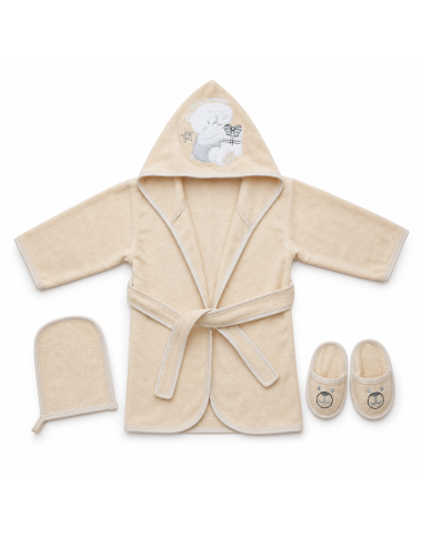 Ensemble de Bain Bébé Beige | Chic & Doux | Babymam