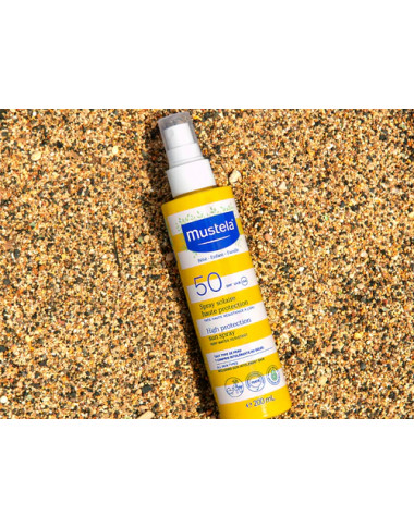 Mustela Spray Solaire SPF50+ 200ml | Protection Bébé | Babymam
