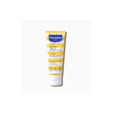 Mustela Lait Solaire SPF50+ 40ml | Protection Bébé | Babymam
