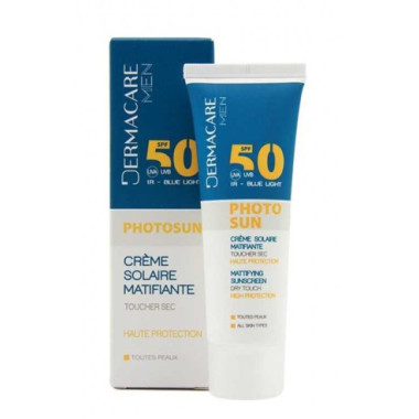 Dermacare Photosun Men SPF50+ 50ml | Haute Protection Solaire Homme