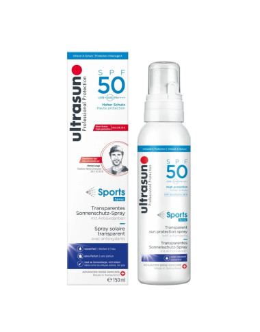 Ultrasun Active Spray Transparent SPF50+ 150ml | Protection Sport
