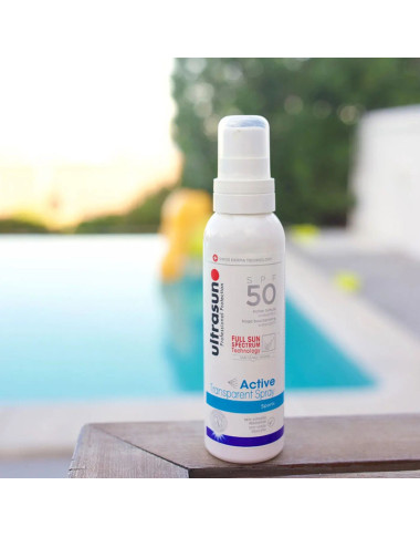 Ultrasun Active Spray Transparent SPF50+ 150ml | Protection Sport