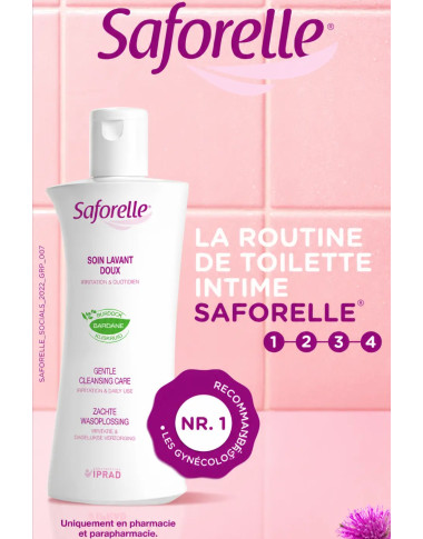 Saforelle Soin Lavant Doux 100ml | Hygiène Intime et Apaisante