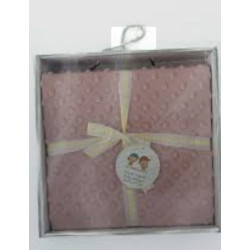 GAMBERRITOS COUVERTURE 80*110 ROSE