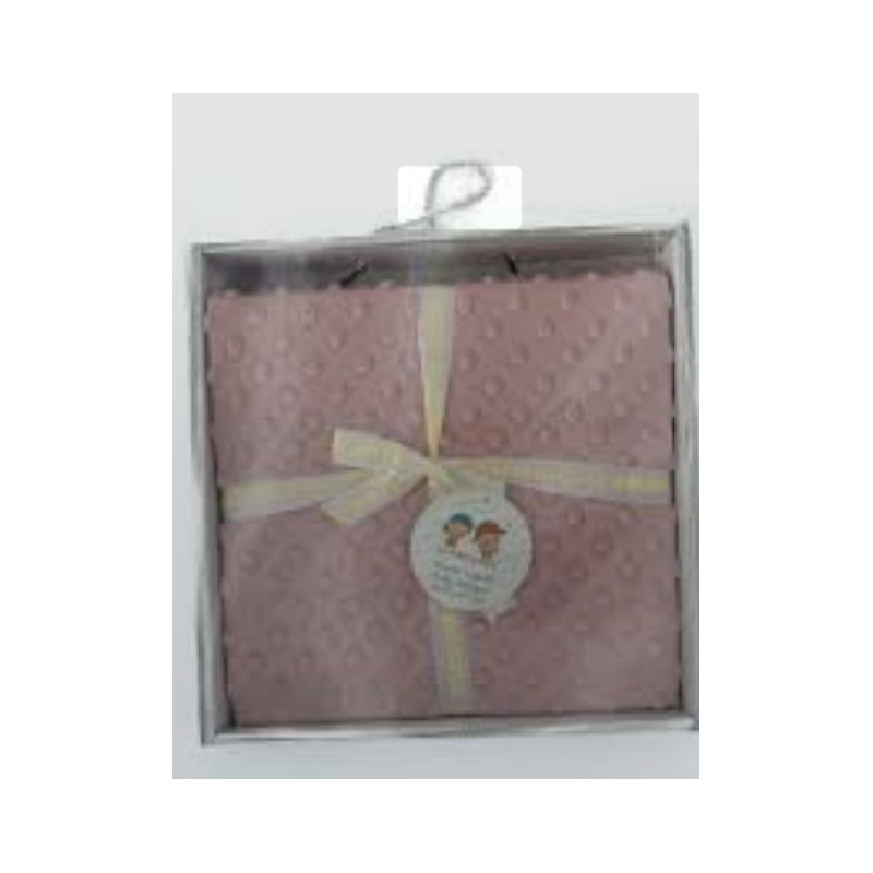 GAMBERRITOS COUVERTURE 80*110 ROSE