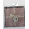 GAMBERRITOS COUVERTURE 80*110 ROSE