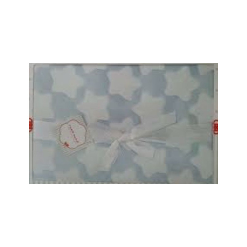 NAF NAF COUVERTURE 80*110 ESTRELLAS ETOILE BLEU