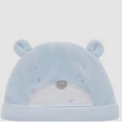GAMBERRITOS BONNET BEBE 3 PIECES BLEU CIEL