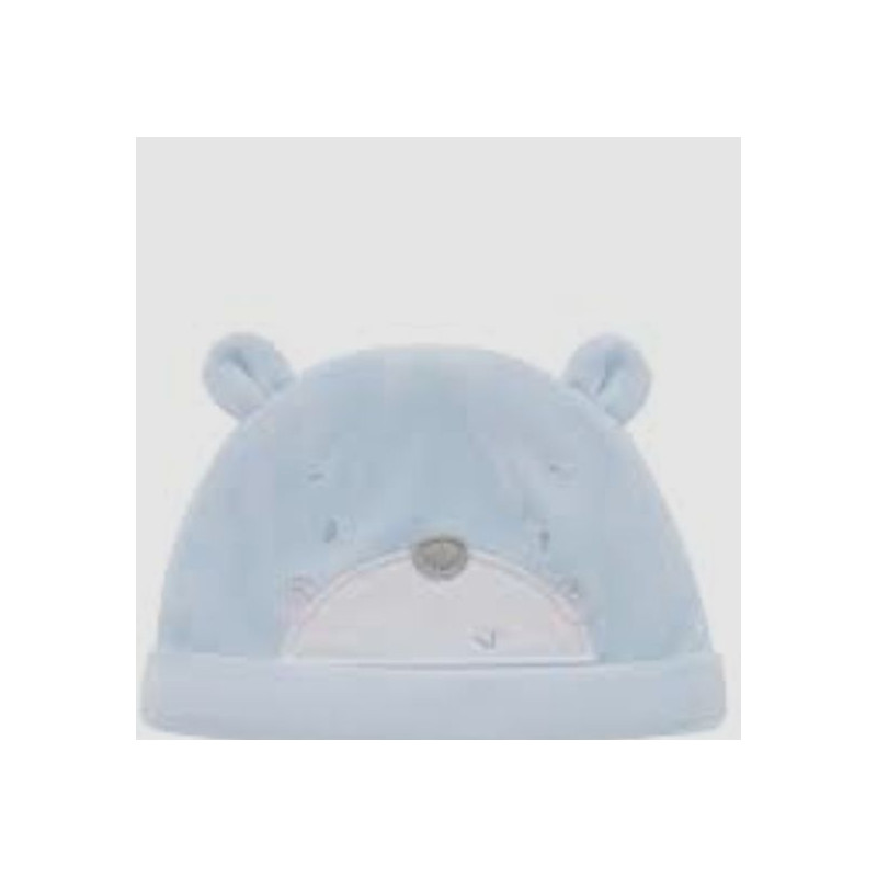 GAMBERRITOS BONNET BEBE 3 PIECES BLEU CIEL