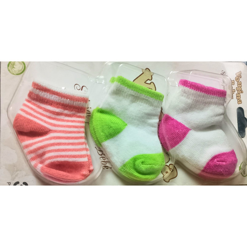 LOT DE 3 CHAUSSETTES