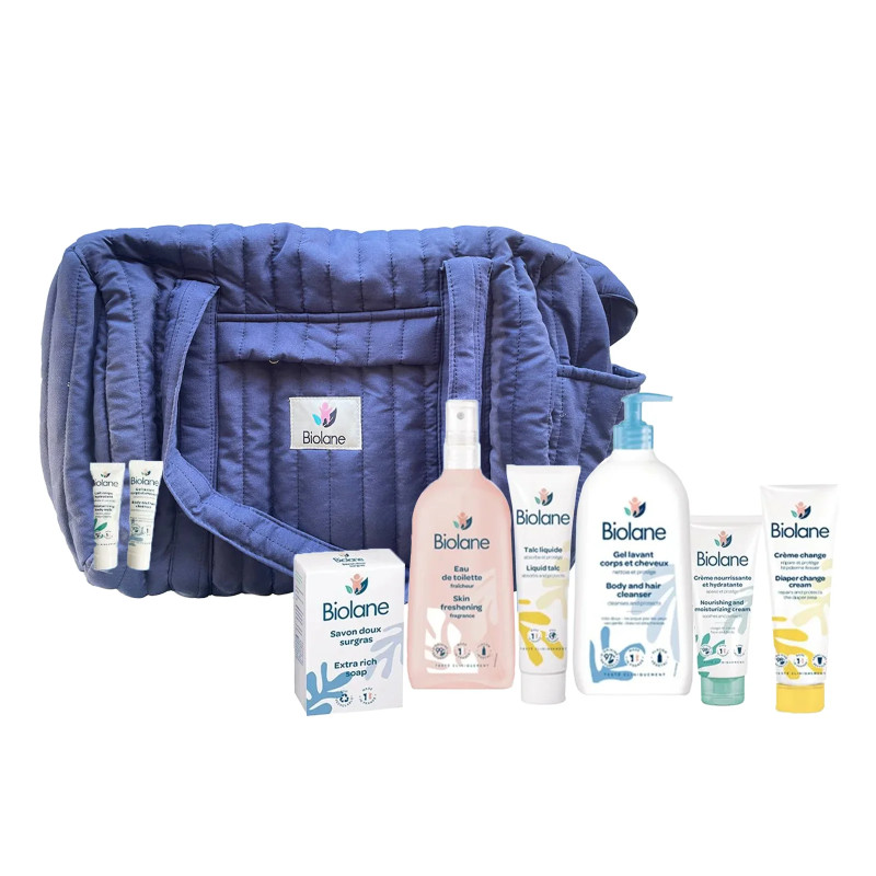 BIOLANE SAC MATERNITE BLEU