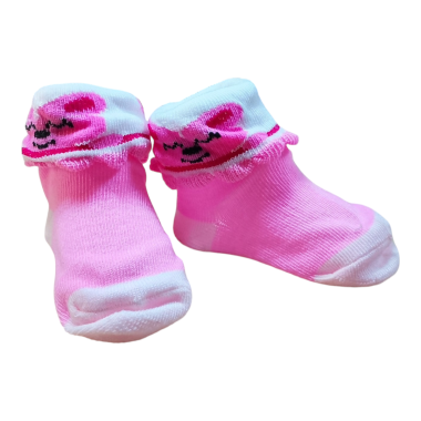 Chaussettes Bébé Nouveau-Né Rose en Tunisie – Coton Doux 0-3 Mois