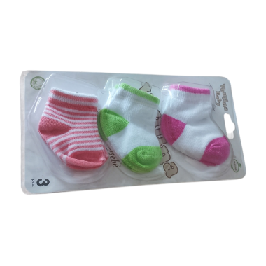 Lot 3 Paires de Chaussettes Bébé Voulina Baby en Tunisie – Douces et Colorées