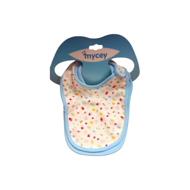 MYCEY Bavoirs Bébé Lot 2 Bleu en Tunisie – 100 % Coton Doux