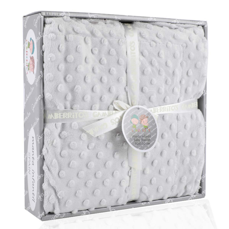 GAMBERRITOS COUVERTURE 80*110 GRIS — BabyMam