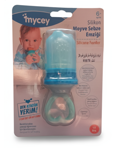 Grignoteuse Mycey bleue pour bébé – Food feeder sûr et ergonomique Tunisie